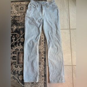 Aligrace Women's Light blue Straight Leg Jeans levi’s vintage customs